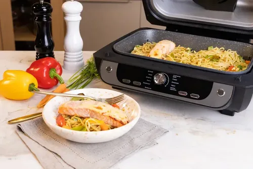 Fritadeira Elétrica Air Fryer WAP Barbecue 12 em 1 com Painel Digital 10L Preto e Cinza - 7