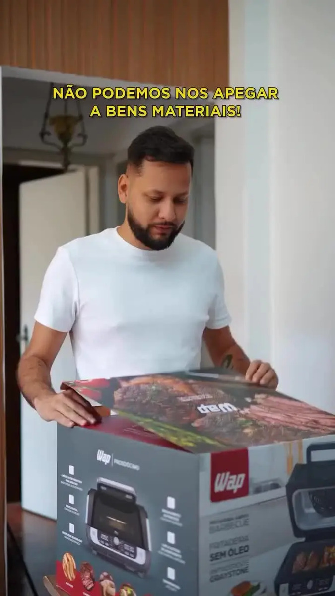 Fritadeira Elétrica Air Fryer WAP Barbecue 12 em 1 com Painel Digital 10L Preto e Cinza - 8